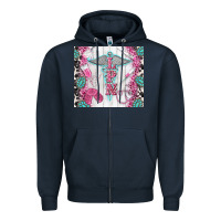 Navy lpn Zipper Hoodie - TumblerDesignByShophia