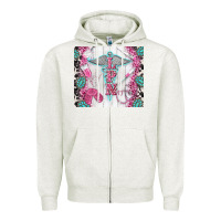 Oatmeal Heather lpn Zipper Hoodie - TumblerDesignByShophia