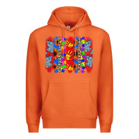Carrot Autism brushstrokes Premium Hoodie - CowGirlArtShop