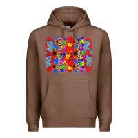 Chestnut Autism brushstrokes Premium Hoodie - CowGirlArtShop