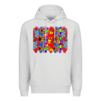 Dove Grey Autism brushstrokes Premium Hoodie - CowGirlArtShop