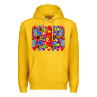 Lemon Autism brushstrokes Premium Hoodie - CowGirlArtShop