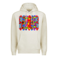 Oatmeal Heather Autism brushstrokes Premium Hoodie - CowGirlArtShop