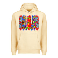 Pina Colada Autism brushstrokes Premium Hoodie - CowGirlArtShop