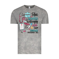 Cloud Rock she works willingly with her hands Vintage Tee - MaliasSmallBusiness