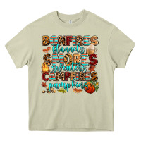 Mossy bonfires flannels smores Heavy Core Tee - AdoDesignShop
