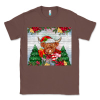 Chestnut christmas cow Classic Tee - MaliasSmallBusiness