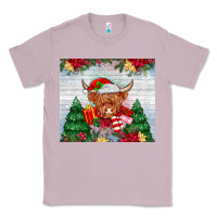 Lilac christmas cow Classic Tee - MaliasSmallBusiness