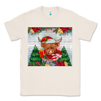 Natural christmas cow Classic Tee - MaliasSmallBusiness
