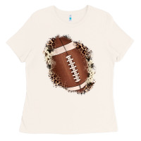 Bone football cowhide leopard patch Ladies Tee - JahusDesignShop