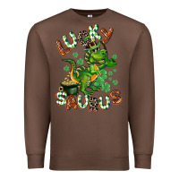 Chestnut Lucky Saurus Premium Sweatshirt - CowGirlArtShop