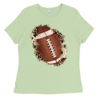 Matcha football cowhide leopard patch Ladies Tee - JahusDesignShop
