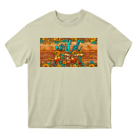 Mossy wild west license plate Heavy Core Tee - Artiststas