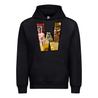 Black farm life alphabet lowercase letters w Urban Hoodie - BundleAndBundleShop