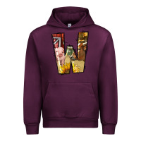 Mauve Wine farm life alphabet lowercase letters w Urban Hoodie - BundleAndBundleShop