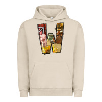 Pigment French Oak farm life alphabet lowercase letters w Urban Hoodie - BundleAndBundleShop