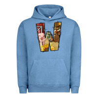Pigment Pebble Blue farm life alphabet lowercase letters w Urban Hoodie - BundleAndBundleShop