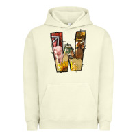 Pigment Pistachio farm life alphabet lowercase letters w Urban Hoodie - BundleAndBundleShop