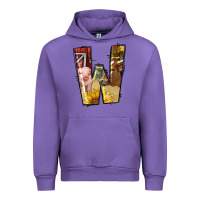 Tulip farm life alphabet lowercase letters w Urban Hoodie - BundleAndBundleShop