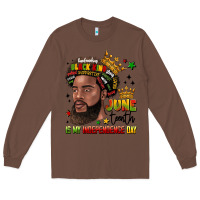 Chestnut juneteenth is my independence day Long Sleeve Tee - LillyAllenDesigns