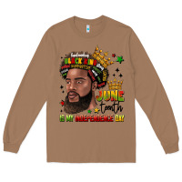 Toasted Coconut juneteenth is my independence day Long Sleeve Tee - LillyAllenDesigns