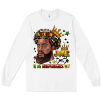 White juneteenth is my independence day Long Sleeve Tee - LillyAllenDesigns
