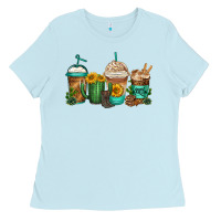Baby Blue desert darlin coffee cups Ladies Tee - Jasminsmagicworld