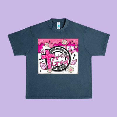 Doing My Best And Letting God Urban Heavy Tee Designed By Maliassmallbusiness