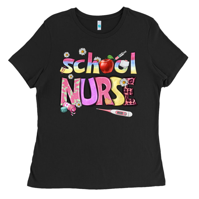 School Nurse Ladies Tee by BundleAndBundleShop | Teevron