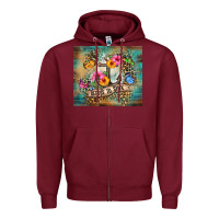 Burgundy western refuse to sink tumbler tbs Zipper Hoodie - TumblerDesignByShophia