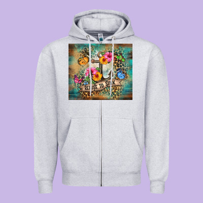 Western Refuse To Sink Tumbler Tbs Zipper Hoodie Designed By Tumblerdesignbyshophia