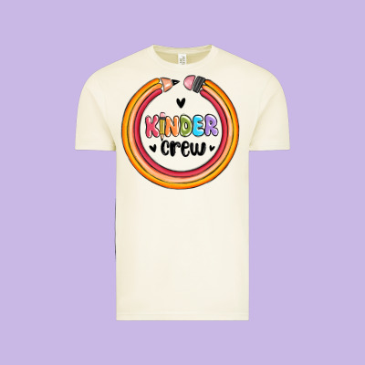 Kinder Crew Vintage Tee Designed By Maliassmallbusiness