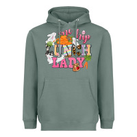 Sage One hip Lunch Lady Easter Day Heavyweight Hoodie - CowGirlArtShop