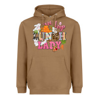Toasted Coconut One hip Lunch Lady Easter Day Heavyweight Hoodie - CowGirlArtShop