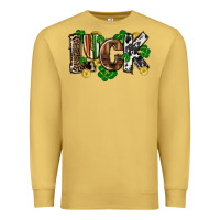 Antique Gold Western luck St. Patrick's Day Premium Sweatshirt - CowGirlArtShop