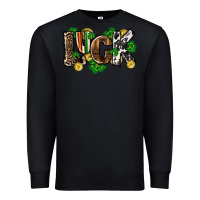 Black Western luck St. Patrick's Day Premium Sweatshirt - CowGirlArtShop