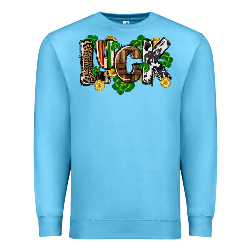 Western Luck St. Patrick's Day Premium Sweatshirt by CowGirlArtShop | Teevron