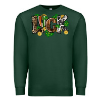 Sports Green Western luck St. Patrick's Day Premium Sweatshirt - CowGirlArtShop