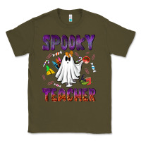 Army Green spooky teacher Classic Tee - NancyCooperArtShop