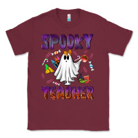 Burgundy spooky teacher Classic Tee - NancyCooperArtShop