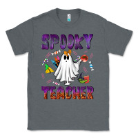 Charcoal Heather spooky teacher Classic Tee - NancyCooperArtShop