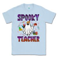 Dusty Blue spooky teacher Classic Tee - NancyCooperArtShop