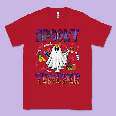 Spooky Teacher Classic Tee Designed By Nancycooperartshop