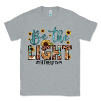 Heather Grey be the light matthew 5 14 Classic Tee - JahusDesignShop
