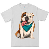 Dove Grey english bulldog Premium Tee - Artiststas