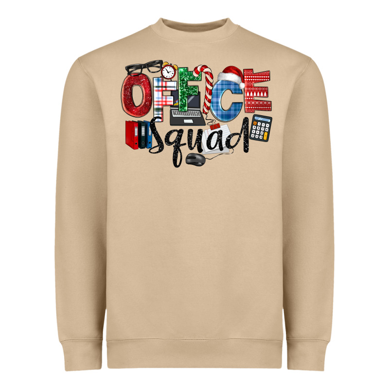 Office Squad Christmas Heavyweight Sweatshirt by LillyAllenDesigns | Teevron