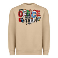 Mushroom Office Squad Christmas Heavyweight Sweatshirt - LillyAllenDesigns