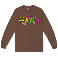 Chestnut mama mardi gras Long Sleeve Tee - LillyAllenDesigns