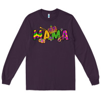Plum mama mardi gras Long Sleeve Tee - LillyAllenDesigns