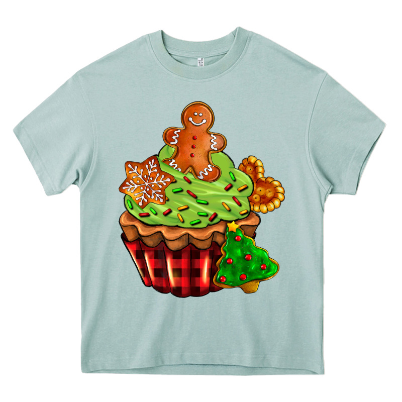 Christmas Cookie Cupcake Heavy Core Tee by AdoDesignShop | Teevron